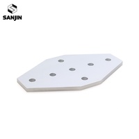 Support d'angle métallique de haute qualité et durable à 12 trous, type croisé 3060/4080, plaque de jonction à 90 degrés pour étagère