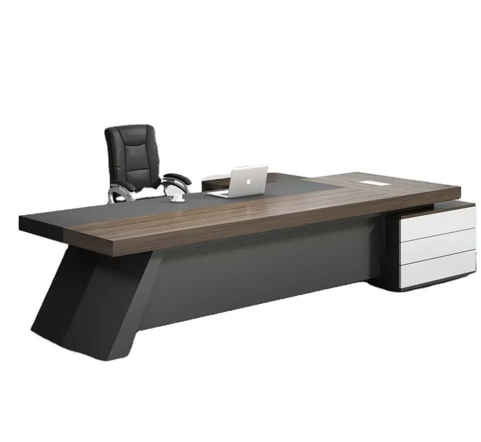 प्रबंध निदेशक कार्यालय फर्नीचर डिजाइन डेस्क कार्यालय कार्यकारी कार्यालय डेस्क सीईओ 2019 गुआंगज़ौ