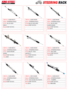 <span class=keywords><strong>แร็</strong></span><span class=keywords><strong>ค</strong></span><span class=keywords><strong>พวงมาลัย</strong></span>พาวเวอร์รถยนต์และกล่องเกียร์ปีกนกสำหรับ Ford Ranger Toyota Corolla Mitsubishi Suzuki <span class=keywords><strong>D</strong></span> <span class=keywords><strong>MAX</strong></span> DMAX - Product Image 2