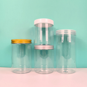 4oz 8oz Slime container Refillable mỹ phẩm nhỏ container với màu đen vít nắp - Product Image 5