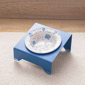 Mignon solide en céramique écologique chien Table à manger bol support Quadrate forme lavage à la main toutes saisons en gros - Product Image 4