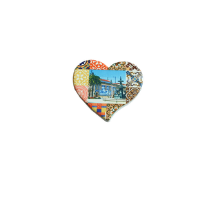 Nam Châm Tủ Lạnh Lưu Niệm Hình Trái Tim Gốm Đặt Làm Giá Rẻ - Product Image 2