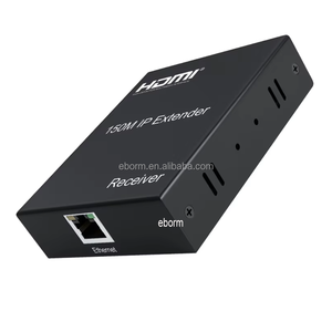 150M HDMI Extender melalui IP melalui Cat5e Cat6 RJ45 kabel Ethernet jaringan 1080P dapat banyak untuk menampilkan banyak penerima pemancar <span class=keywords><strong>Video</strong></span> - Product Image 4