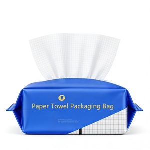 Rouleau de film plastique souple imprimé sur mesure, sacs d'emballage en plastique durables pour serviettes en papier, mouchoirs et serviettes de table - Product Image 4