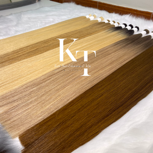 หนังกำพร้าธรรมชาติแบบไม่ผ่านกระบวนการผมตรงเวียดนามแบบสองชั้นทนทานต่อการฉีกขาดนุ่มเงางามทั้งหมด - Product Image 5