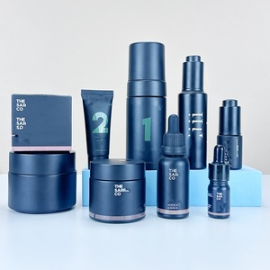 Wholesale Empty Skincare Packaging Set 30ml 40ml 50ml 100gml Black Matte Glass <b>Jar</b> Dropper Bottle and Paper Box <b>Plastic</b> Tube - Product Image 4