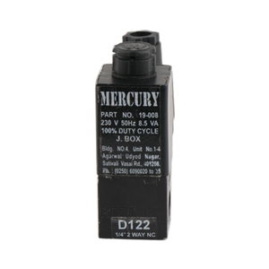 สภาพใหม่ 1/4"x2/2 นิวเมติกแบบแอคทีฟโดยตรง D122 โครงสร้างอะลูมิเนียมสแตนเลส รับประกัน 1 ปี สำหรับอาหาร - Product Image 1