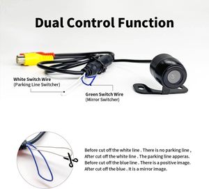 Caméra de recul universelle AHD grand angle automatique CMOS pour voiture, vue avant, latérale et arrière, assistance au stationnement - Product Image 2