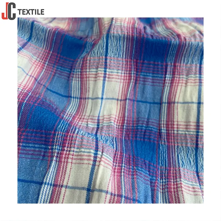 Trung Quốc Nhà Sản Xuất Vải Chống Pilling Crinkle Polyester Rayon Thổ Nhĩ Kỳ Kiểm Tra Vải Ripstop