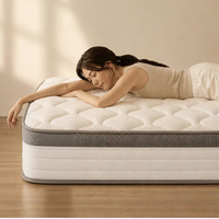 Matelas Yize moderne, durable et respirant à ressorts ensachés, compressé sous vide, enroulé dans une boîte, pour chambre à coucher