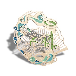 ป้ายชื่อออกแบบส่วนตัวสุดหรู ดีไซน์วงกลมโปร่ง ทำจากโลหะ ใช้เป็นที่คั่นหนังสือ - Product Image 5