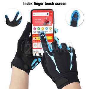 Gants de cyclisme en cuir de haute qualité pour adultes - Conception légère avec couleur et logo personnalisables - Product Image 3