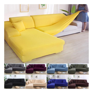 Color sólido esquina <span class=keywords><strong>sofá</strong></span> cubre para la sala de elástico Spandex <span class=keywords><strong>fundas</strong></span> funda de <span class=keywords><strong>sofá</strong></span> elástico barato <span class=keywords><strong>sofá</strong></span> toalla L comprar - Product Image 6