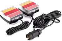 Haute qualité 12v étanche magnétique feu arrière LED camion remorque feu arrière marqueur lumière pour remorque