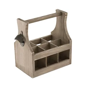 Rustic Wooden Table Caddy, Cutlery Caddy, Condiment Caddy, Handled  Carrier