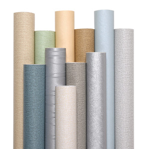 Peel And Stick Wallpaper Solid Color PVC Waterproof For Bedroom Living Room Dormitory Minimalist Design - Product Image 5