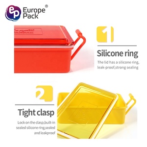 Venta al por mayor de la Oficina de la escuela llevar hermético a prueba de fugas <span class=keywords><strong>microondas</strong></span> de plástico Bento niños caja de almuerzo - Product Image 5