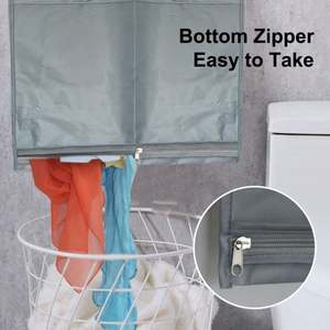 Wholesale Custom Heavy-Duty Polyester <b>Hanging</b> <b>Laundry</b> <b>Bag</b> for Home & Hotel Use One-Stop Service Available - Product Image 5