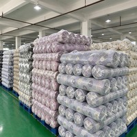 Tissu de drap de lit en microfibre brossée 100 % polyester, anti-boulochage, tissé, poids moyen, uni, écologique, teint, pour la vente en gros de textiles de maison