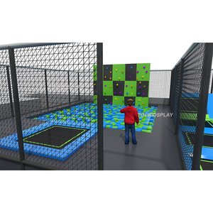 <span class=keywords><strong>Trampoline</strong></span> professionnel personnalisé jeu intérieur parc <span class=keywords><strong>de</strong></span> saut enfants <span class=keywords><strong>Trampoline</strong></span> <span class=keywords><strong>Fitness</strong></span> avec parcours Ninja - Product Image 4