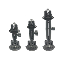 Support de microphone CB portable pour radio bidirectionnelle avec base à rotule de 1 pouce, support universel pour talkie-walkie de voiture