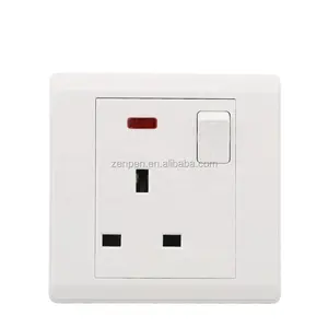 Switch Socket 3 VGT Factory Direct13A Wall Switch And Socket 3 Pin British Standard Socket And Switch Wall Switch