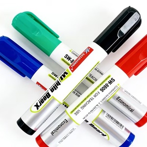 Marqueur effaçable pour tableau blanc, encre non toxique à faible odeur, couleurs internationales, avec logo personnalisé, pour fournitures scolaires (vente en gros) - Product Image 4