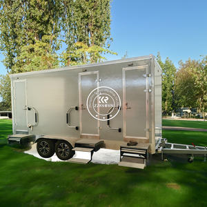WC de camping de luxe mobile, toilettes chimiques portables en conteneur pour l'extérieur - Product Image 4