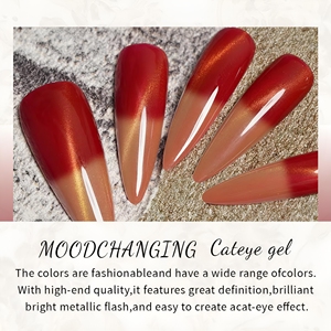 Suministros <span class=keywords><strong>para</strong></span> <span class=keywords><strong>Uñas</strong></span>, Gel Magnético Efecto Ojo de Gato con Dos Colores, Efecto Cateye que Cambia de Color, Gel UV con Brillo, Venta al Por Mayor, Marca Privada, OEM - Product Image 3