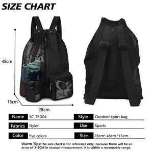 Borsa con coulisse personalizzata Sport Unisex Swim Beach Gym Kit borsa per allenamento Outdoor zaino in Nylon con fodera impermeabile da palestra borse con coulisse - Product Image 5