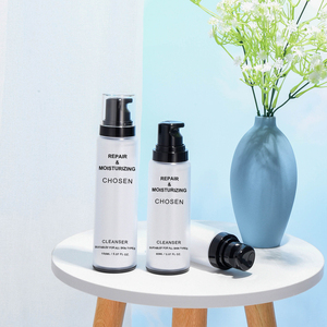 Flacon cosmétique de luxe vide 30 100 120 ml pour sérum, lotion, crème, en plastique, avec pompe pulvérisatrice, couleur personnalisée, pour le <span class=keywords><strong>visage</strong></span> - Product Image 1