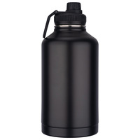 Bouteilles d'eau sport isothermes sous vide en acier inoxydable à double paroi, revêtement poudré, sans BPA, anti-fuite, 64 oz, vente en gros Emerit 2025