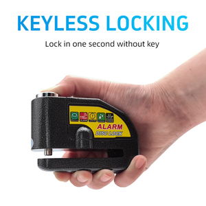Xách tay Keyless báo động an ninh Xe Đạp Khóa cho xe đạp leo núi & xe điện chống trộm hợp kim kẽm Đĩa Phanh Xe Đạp Khóa - Product Image 6