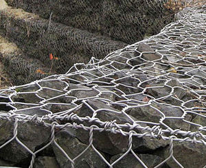 <span class=keywords><strong>Cage</strong></span> galvanisée plongée chaude de roche de boîte de Gabion de 2.0-4.0mm pour la protection côtière et de berge - Product Image 2