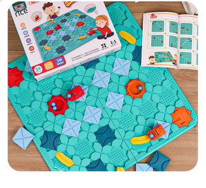 Jeu de société éducatif pour enfants Antenger : Constructeur de routes logique, puzzle de dessin animé, labyrinthe, jouet d'entraînement à la réflexion, jeu de perles en plastique 2-4 ans - Product Image 6