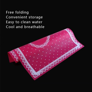 Tapis de manucure pliable en silicone lavable antidérapant, résistant à la corrosion, pour table individuelle, coussin multifonctionnel pour salon, support d'outils - Product Image 2