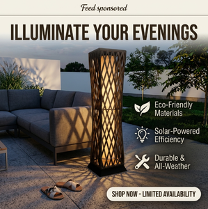 Outdoor <strong>Solar</strong> Rattan Lights Garden Patio Backyard LED <strong>Solar</strong> Powered <strong>Deck</strong> <strong>Lighting</strong> Decorative Woven Floor Courtyard Wicker Style - Product Image 1