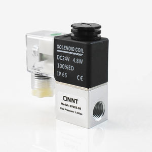2 puertos 2 posiciones 1/4 pulgadas 2/2 vías Mini válvula solenoide de control direccional de aire neumático 2V025-08 12VDC 24VDC 220VAC 110VAC - Product Image 2