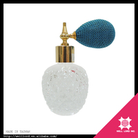 Atomiseur de parfum en verre transparent de 100 ml avec bouchon à vis, pulvérisateur, marquage à chaud, qualité certifiée, emballage personnalisé, Well Lord Inc.