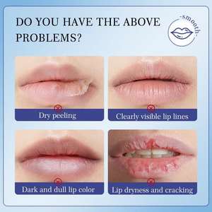 Bálsamo Labial Humectante de Larga Duración, Repara, Nutre los <span class=keywords><strong>Labios</strong></span> Secos, Resistente al Agua, Prebase de Maquillaje Líquida, Suero Labial con Escualano y Aminoácidos de Frutas - Product Image 2