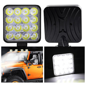 Mini Lámpara <span class=keywords><strong>de</strong></span> Trabajo <span class=keywords><strong>LED</strong></span> <span class=keywords><strong>de</strong></span> 48 W, 3 Pulgadas, IP67, Impermeable, 4000 Lúmenes, Aluminio, Reparación <span class=keywords><strong>de</strong></span> Automóviles, Foco para Vehículos Todoterreno, para Automóviles - Product Image 6