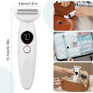 Juego de Depiladoras Recargables Portátiles 5 en 1 para <span class=keywords><strong>Mujer</strong></span>, Depiladora Eléctrica para <span class=keywords><strong>Mujer</strong></span>, Recortadora de Vello Corporal, Nasal y Facial - Product Image 6