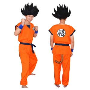 Disfraz <span class=keywords><strong>de</strong></span> Cosplay <span class=keywords><strong>de</strong></span> Son <span class=keywords><strong>Goku</strong></span> <span class=keywords><strong>para</strong></span> Niños, Conjunto Divertido <span class=keywords><strong>de</strong></span> Anime, Manga Corta, Traje <span class=keywords><strong>de</strong></span> <span class=keywords><strong>Halloween</strong></span>, Negro, Dorado, Naranja, Peluca y Trajes - Product Image 1