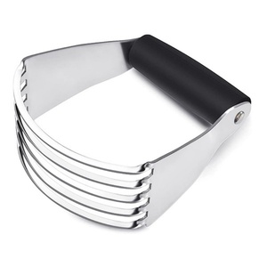Mélangeur et coupe-pâte multifonctionnel en acier inoxydable, outils de pâtisserie pour un mélange plus rapide avec poignée antidérapante - Product Image 1