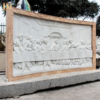 Idéal Arts Classique Européen Antique Pierre Naturelle Marbre Grec Figure Statue Gravure Mur Relief