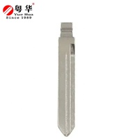 Lame de clé de voiture en argent sur mesure, en titane, clé pliante vierge pour Toyota Honda Ford