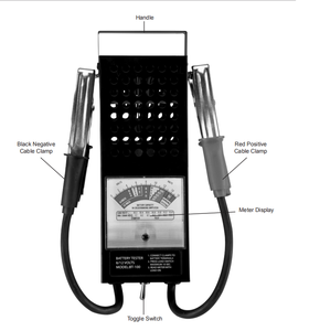 Praktischer 12V Autobatterietester mit 99% Genauigkeit und 500-1000 Ampere Kaltstartstrom Effizientes Kapazitätstestgerät - Product Image 3