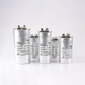 Gcsy 450V 50uF <span class=keywords><strong>60UF</strong></span> 70UF 80UF 100uF điều hòa không khí bắt đầu động cơ chạy điện chạy một C <span class=keywords><strong>AC</strong></span> điều hòa không khí <span class=keywords><strong>cbb65</strong></span> tụ - Product Image 1