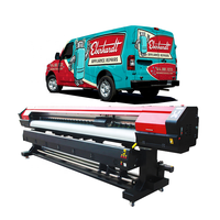 Cabezal de impresión Xp600 de alta resolución, soporte de pancarta de 4 colores, impresora de transferencia de calor de 10 pies para diseño gráfico