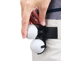 Outil de ramassage de balles de golf 2-en-1 léger et durable, pince rotative pliable en plastique, utilisation intérieure/extérieure, pratique